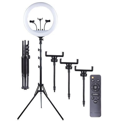 Ring Light 45CM LED Kit with 7.5ft Tripod Stand with Phone Holder