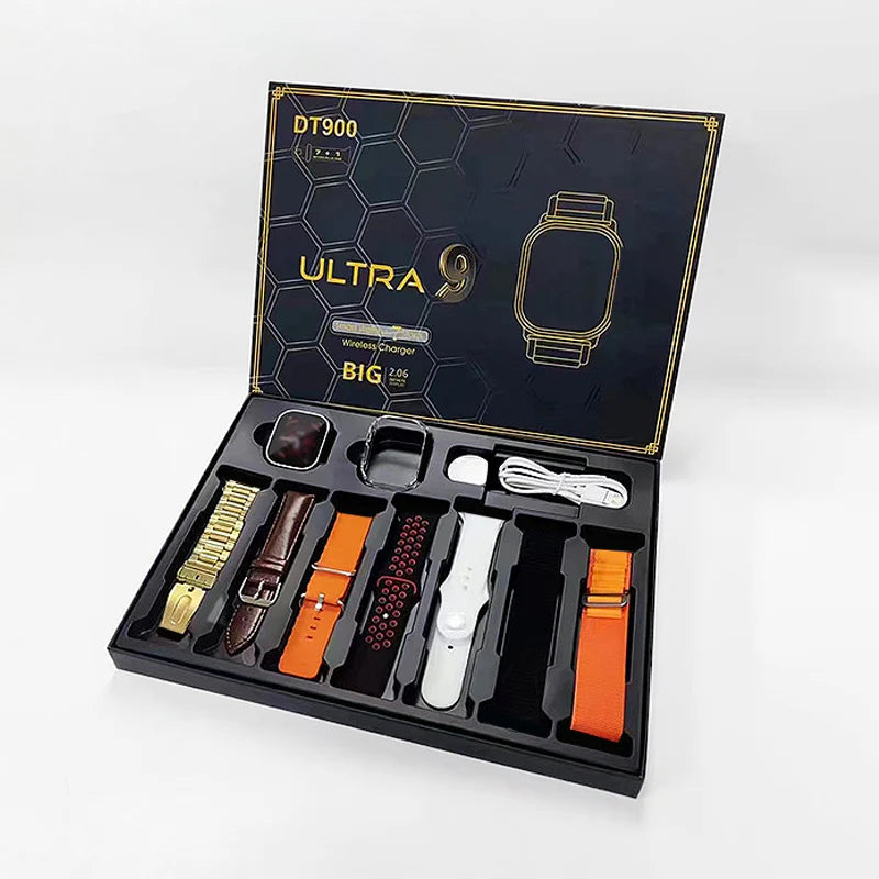 DT900 ULTRA Smart watch With 7 Straps